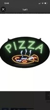 New Large Led Pizza Sign 23x14 Multi Colors Restaurant Pizza Signs