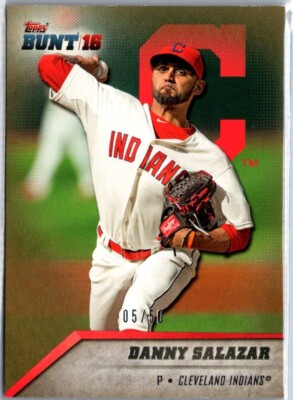2016 Topps Bunt Topaz /50 Danny Salazar #137