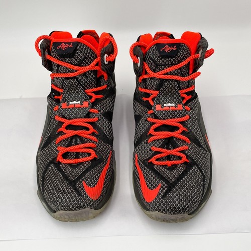 lebron 12 black and orange