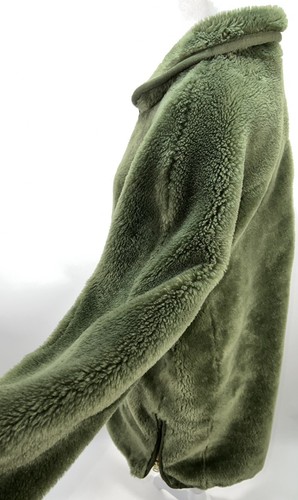 J. CREW FLEECE PLUSH COAT WINTER JACKET HEAVY OVERSIZED SHAG FUR FUZZY LARGE EXC - Picture 3 of 11