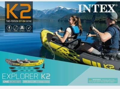 Intex Explorer K2 Inflatable Kayak - 2 Person