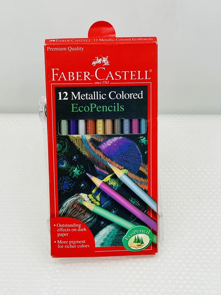 Faber-Castell 12 EcoLápices Colores Metálicos Calidad Premium NUEVO Foto 2 de 3