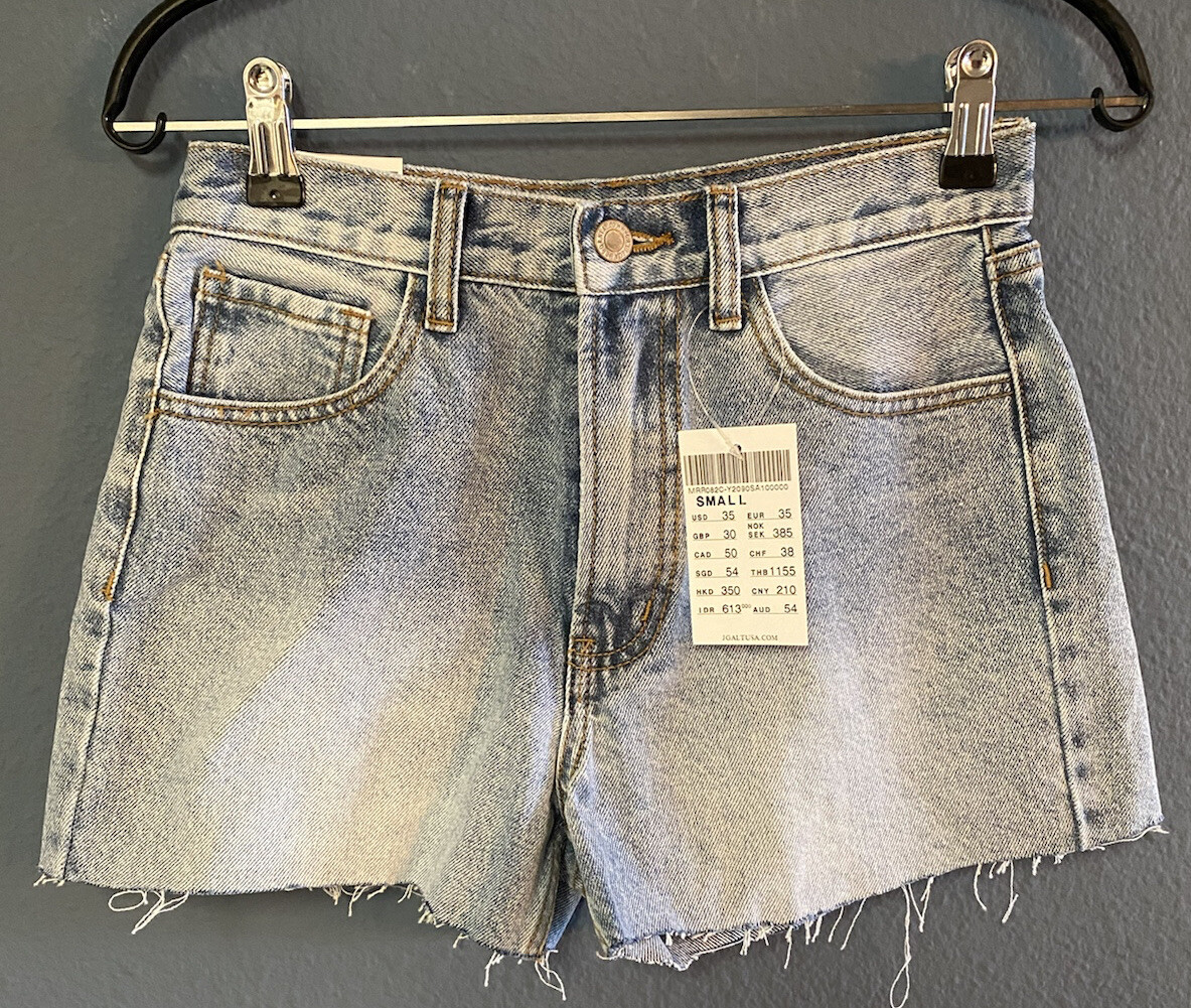 NWT J. Galt Light Blue Jean Short Shorts Summer Size Small | eBay