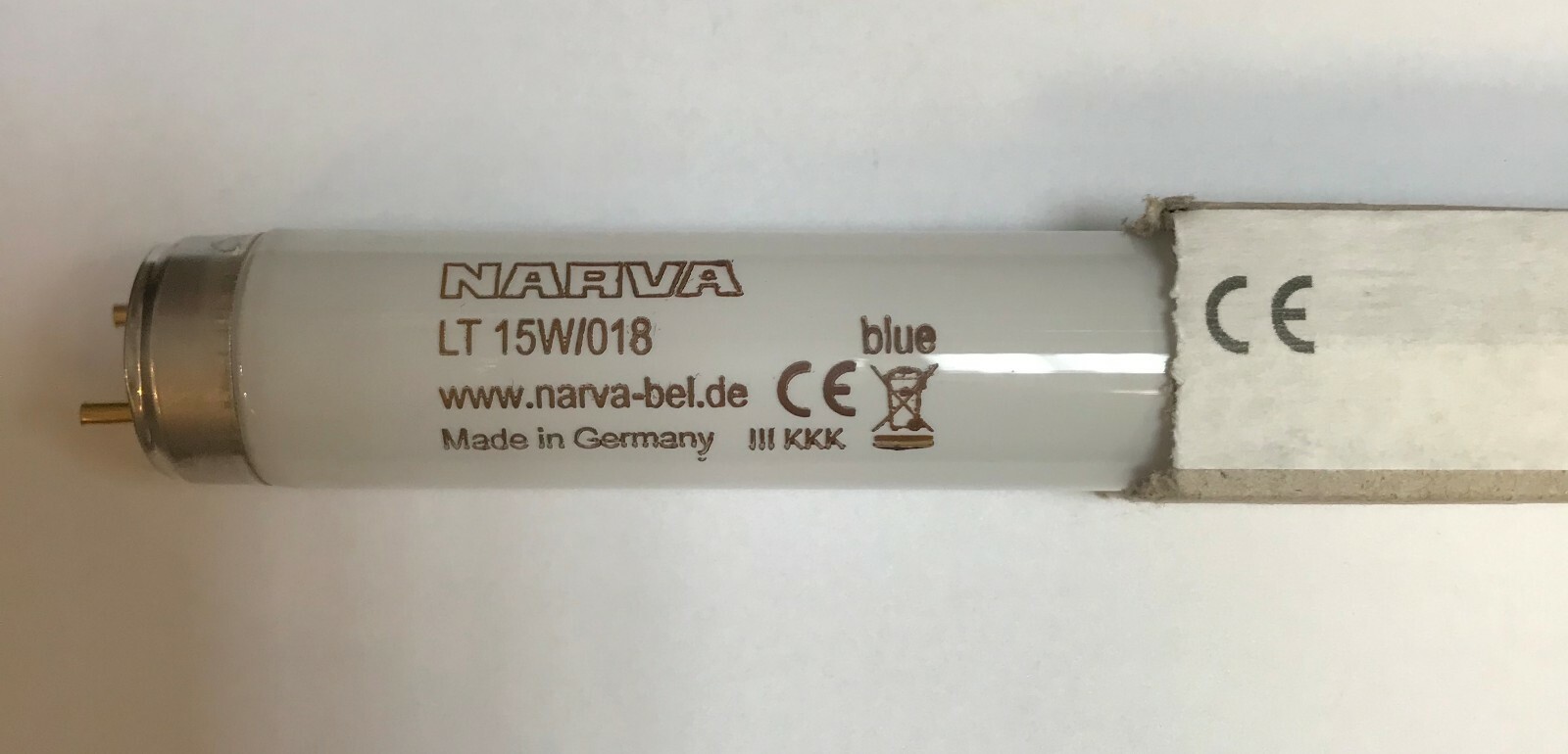 NARVA LT 15W / 018 Blue Fluorescent Lamp T8 Blue Fluorescent Tube 15W