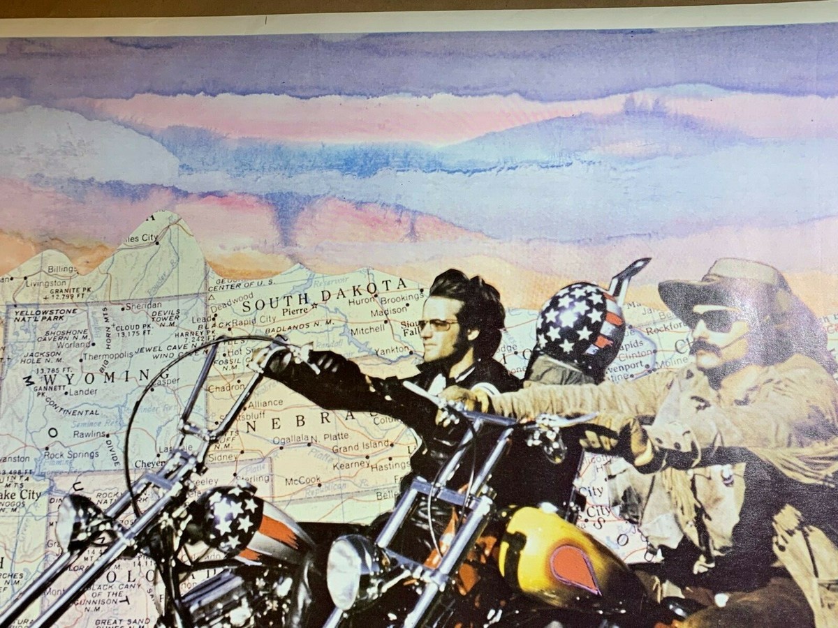 POSTER 35x50 EASY RIDER Dennis Hopper Peter Fonda Jack Nicholson
