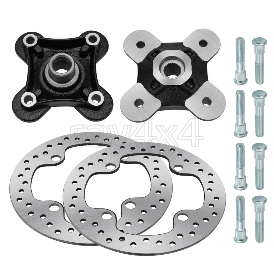 Front/Rear Wheel Hubs & Rotors Studs 2SET for Polaris RZR XP 1000 RZR XP 4 1000 - Image 2 of 4