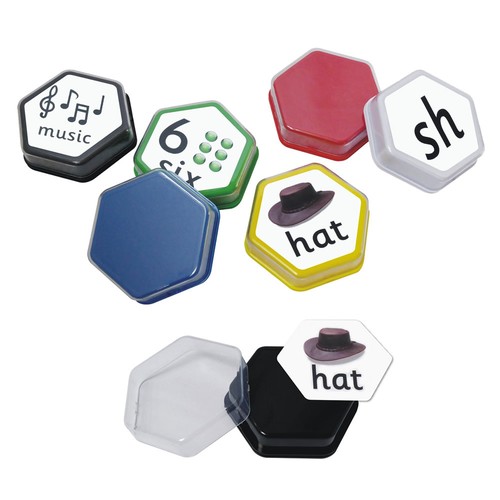 Talking Products, Talking Tiles, Voice Recorder, 80 seconds, Pack of 6 - Picture 3 of 7