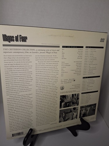 WAGES OF FEAR Criterion 2-Laserdisc LD SET - Picture 2 of 2