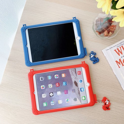 For Apple iPad Mickey Mouse Kids Silicone Kickstand Stand Case Shockproof Cover - Picture 5 of 12