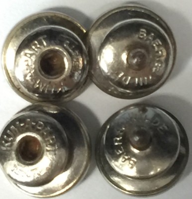 Boutons De Manchette (Cufflinks) Kum-A-Part Vintage Vert - Modèle CL62, Design Années 20