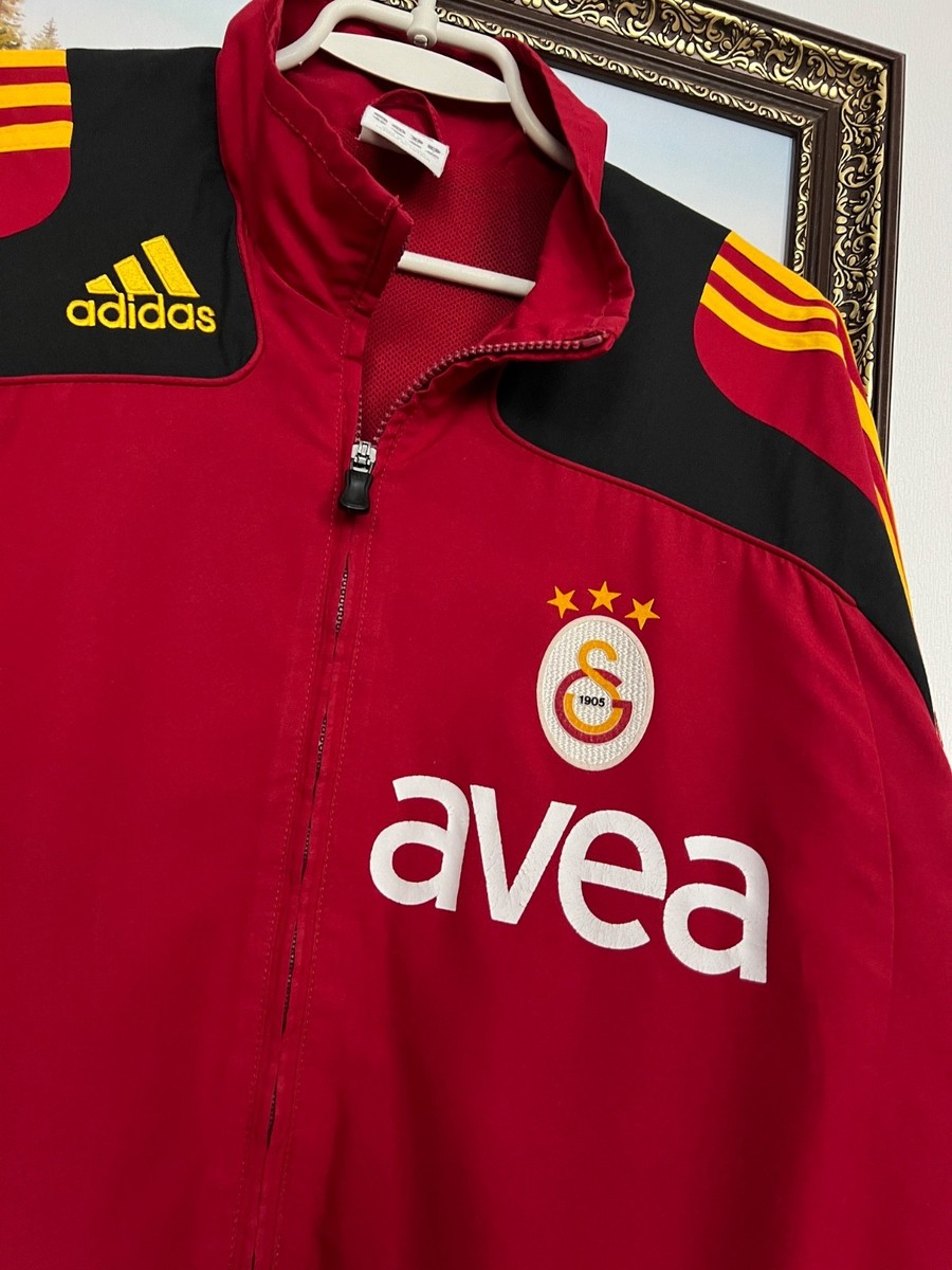 Vintage Adidas Galatasaray Football Red Jacket Soccer Track Top