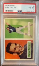 1957 Topps - Johnny Unitas #138 PSA 4