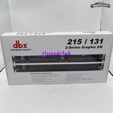 215 NEW DBX Dual Channel 15-Band Graphic Equalizer