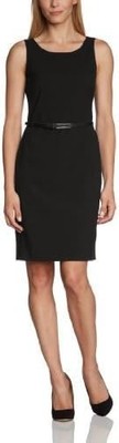 ESPRIT Damen Etuikleid Cocktailkleid EU/D 38 Stretch für jedenAnlass Schwarz TOP