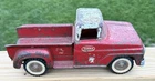 Vintage 1962  Tonka Step Side Pick Up Truck,  Red / White 1960s Toy Truck