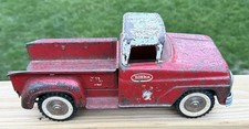 Vintage 1962 Tonka Step Side Pick Up Truck, Red / White 1960s Toy Truck
