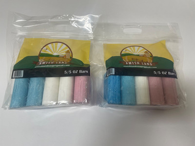 10 Count - Amish Bar Soap 5 oz Each Large Fresh Fragrance Body Bath Soap US Made