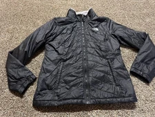 The North Face Womens Jacket Medium Faux Fur Lines Heavy Windbreaker Coat FLAW