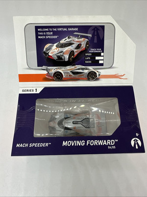 NEW Mattel Hot Wheels ID Mach Speeder Diecast Car Series 1 FXB48 Silver Orange