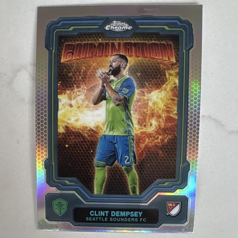 Topps Chrome MLS 2025 Clint Dempsey Seattle Sounders FC EL-23 Elimination