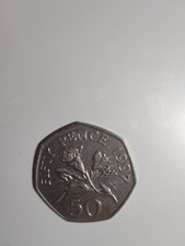 1997 Bailiwick of Guernsey Freesia Flowers Fifty Pence Coin 50p Circulated