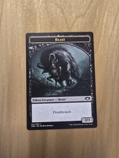 Beast Token - #001/003 (NM) Mythic Edition: War of the Spark Magic MTG - Regular