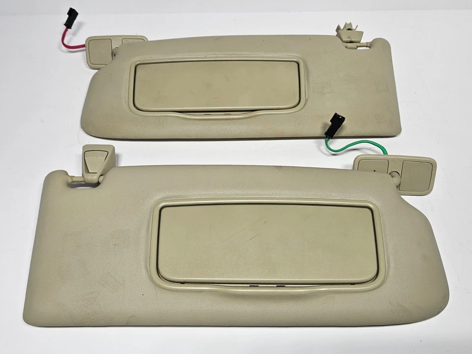 Juego de parasol lateral conductor pasajero Volvo XC60 2010-2012 par beige iluminado Foto 2 de 4