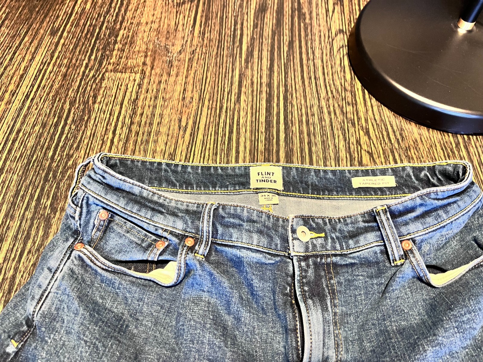 Stretch Selvedge Denim - Hb Athletic Tapered- Midstonewash