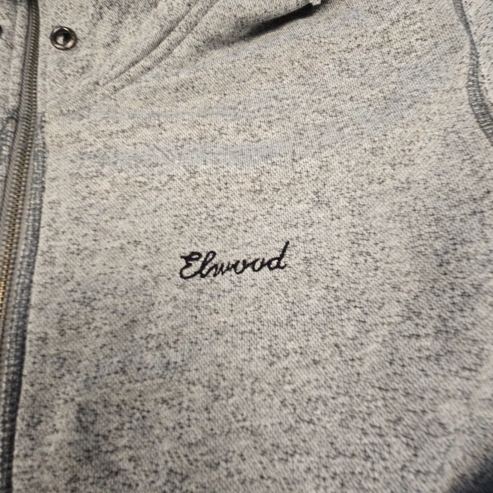 Jersey Elwood Para Hombres 2XLARGE Gris Manga Larga Polar Sudadera con Capucha Invierno Talla 2XL Foto 3 de 4