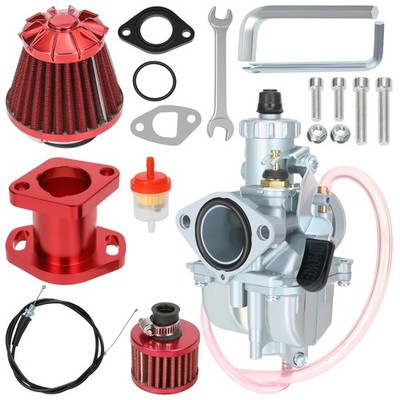 YOXUFA VM22 Carburetor Kit 212cc Carb Replacement for Predator red, A-Red 