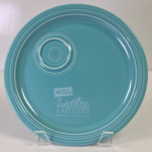 Fiesta Turquoise Welled Plate Homer Laughlin McCain Latin Latitudes Advertising