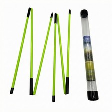 2 Pieces Faltbare Golf-Trainingsst&auml;be Dreiteilig Faltbare Schwungst&auml;be