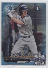 2017 Bowman Draft Chrome Sky Blue Refractor 268/399 Tristen Lutz #BDC-164 0yd6