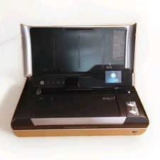 HP CN550A OfficeJet 150 Mobile All-In-One Bluetooth Printer & AC Adapter No Ink!