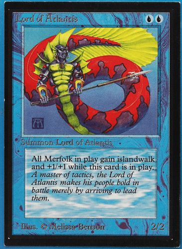 Lord of Atlantis Collectors' Edition NM Blue Rare MTG CARD (ID# 504097) ABUGames - Picture 1 of 2