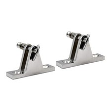 MARINE CITY 316 Stainless Steel Swivel Bimini Deck Hinge w/Removable Pin 2 Pcs 