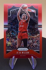 2020 Panini Prizm A'ja Wilson #18 Red /275 - Las Vegas Aces GOAT