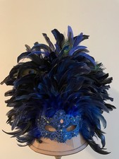 masquerade feathers mask women