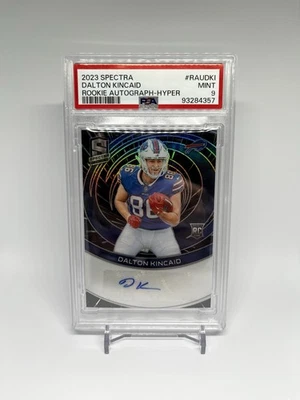 2023 Panini Spectra - Dalton Kincaid Rookie Hyper Autograph /60 PSA 9 - Bild 1 von 2