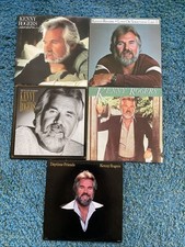 Lot of 5 Vintage Kenny Rogers Country LP Records LOT EX