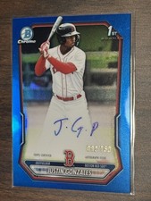 Topps 2026 Bowman JUSTIN GONZALES 1st True Blue Auto /150 Red Sox Baseball MLB