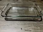 Anchor Ovenware / 4qt / Glass /  Baking Casserole Dish / Extra Large / Vintage