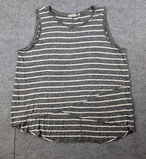 Athleta Linen Top Womens Large Athleisure Cro...