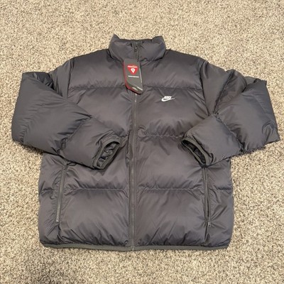 Nike Sportswear Club Puffer Jacket Therma-FIT Gray Men's Size L IO2138-068 New