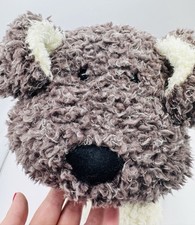 Jellycat Kush Puppy Dog Large Curly Plush Soft Toy Cushion Cute 40cmx30cm