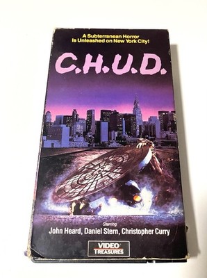 C.H.U.D. Horror VHS 1988 Video Treasures CHUD Cult Rare