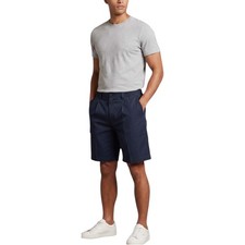 FARAH Mens Chino Shorts W32 Navy Cargo Combat Cotton Summer Casual Short Pants
