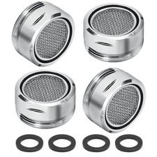 4pcs 15"/16" 24mm Faucet Aerator Replacement Kitchen Sink Faucet Male Thread