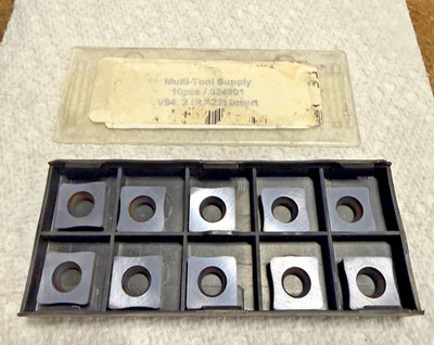 Vermont Indexable Tooling V94.2 R.622 Carbide Inserts (NEW)