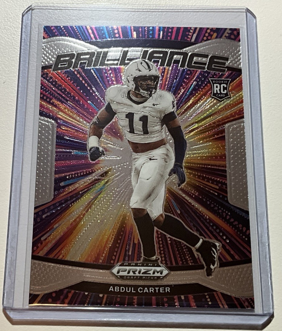 2025 Panini Prizm Draft Picks: Abdul Carter Brilliance Rookie (RC) #1